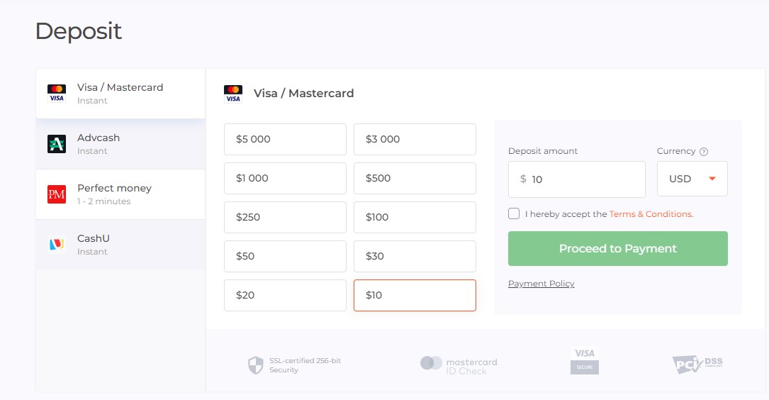 Iq option deposit Philippines